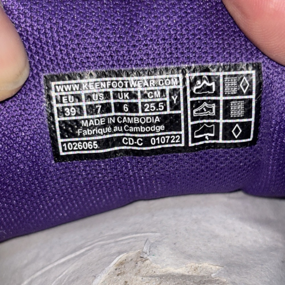 KEEN Youth 7 Women's 8.5 EU 39 Targhee Sport Vent Hiking‎ Sneakers Turquoise - Picture 10 of 11